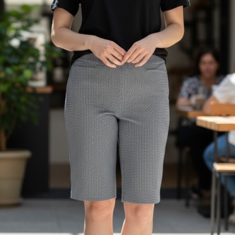 Chico's Navy Geometric Women's Shorts
